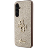 Guess nakładka do Samsung S23 FE GUHCS23FEHG4SGD GUESS HC FIXED GLITTER BIG 4G złota