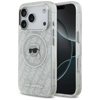Etui Karl Lagerfeld IML Karl Head Logo MagSafe na iPhone 17 Pro - szare