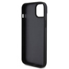 Ferrari Twist Metal Logo case for iPhone 15 Plus - black