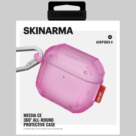 Etui Skinarma Mecha CE do AirPods 4       fuksja