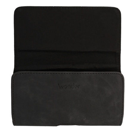 Kabura WONDER Max (ROZMIAR XL) do Iphone 15 Pro Max/Samsung A54 5G/A52/S24 Plus/S20 FE czarna (167x83 mm)