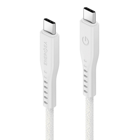 ENERGEA kabel Flow USB-C - USB-C1.5m biały/white 240W 5A PD Fast Charge