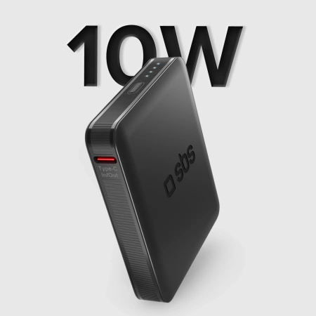 Powerbank SBS NanoTube 5000 mAh High-Density - czarny