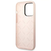 Guess Silicone Triangle Logo - Etui iPhone 14 Pro (różowy)