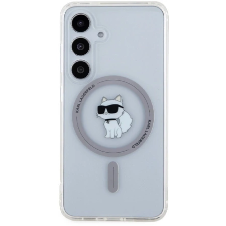 Karl Lagerfeld IML Choupette MagSafe Hülle für Samsung Galaxy S24 – transparent