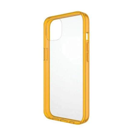 Etui PanzerGlass ClearCase antybakteryjne z certyfikatem Military Grade na iPhone 13 / 14 / 15 - przezroczysto-żółte