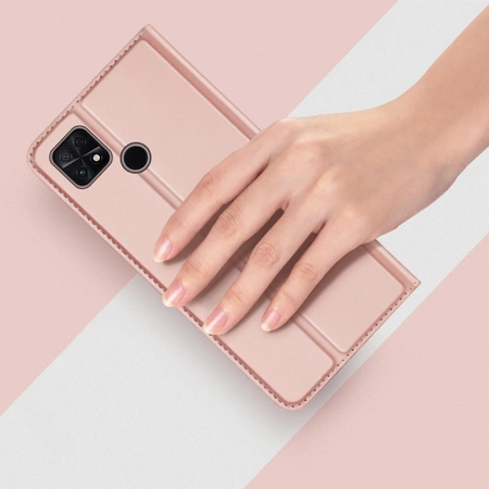 Dux Ducis Skin Pro case for Oppo Reno 8 flip cover card wallet stand blue