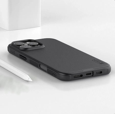 Nillkin Super Frosted Shield Pro case for iPhone 16 Pro Max - black