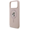 Karl Lagerfeld Silikon Karl&amp;Choupette Ring MagSafe Case für iPhone 17 Pro Max - Pink