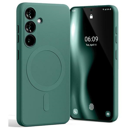 Mercury MagSafe Semi-Silicone Sam S24 G921 zielony /green