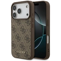 Guess 4G Classic Case für iPhone 17 Pro - Braun