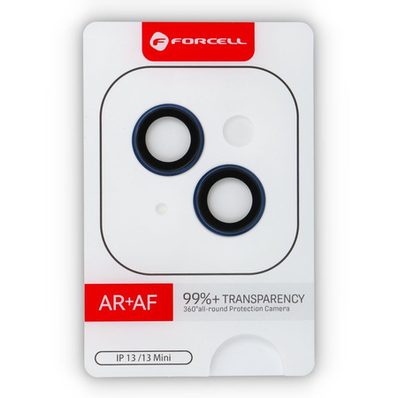 Szkło hartowane Forcell Premium do aparatu - do iPhone 13 / 13 Mini Niebieski