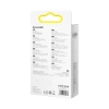 Baseus Tungsten Gold kabel USB-A - USB-C 480Mb/s 100W 2m czarny (CAWJ000101)