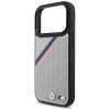 Etui BMW M Tricolor Metal Logo MagSafe do iPhone 17 Pro - szare