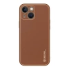 Dux Ducis Yolo etui iPhone 14 Plus elegancki pokrowiec ze skóry ekologicznej brązowy