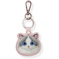 Etui na lokalizator / brelok Nimmy Big   Eyed Pet 2.0 Cat różowy