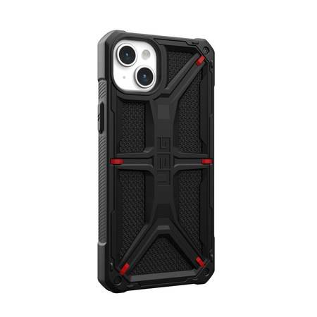 UAG Monarch - Schutzhülle für iPhone 15 Plus (Kevlar schwarz)