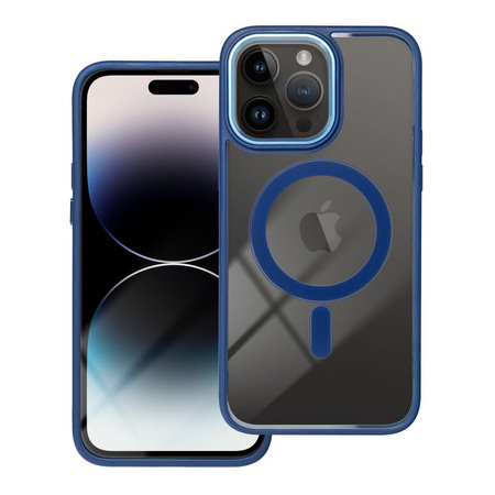 Futerał COLOR EDGE MAG COVER kompatybilny z MagSafe do IPHONE 17 niebieski