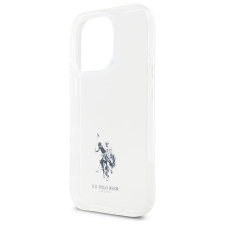 US Polo USHCP15XUSMT iPhone 15 Pro Max    6.7" przezroczysty/transparent IML Printed Double Horse Logo