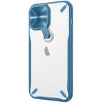 Nillkin Cyclops Case wytrzymałe etui z osłoną na aparat i składaną podstawką iPhone 13 Pro Max niebieski