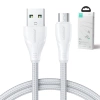 Joyroom USB-Kabel - Micro-USB 2.4A Surpass-Serie für schnelles Aufladen und Datenübertragung 2 m weiß (S-UM018A11)