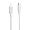Proove kabel Striped Silicone Type-C do Lightning (1m) biały