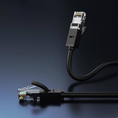 Ugreen płaski kabel sieciowy LAN Ethernet Cat. 6 0,5m czarny (NW102)