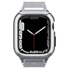 Spigen METAL FIT „PRO“ Apple Watch 4 / 5 / 6 / 7 / 8 / SE (44 / 45 MM) SILBER