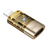 HOCO adapter OTG Lightning (męski) do Typ C (żeński) UA36A transparentny złoty