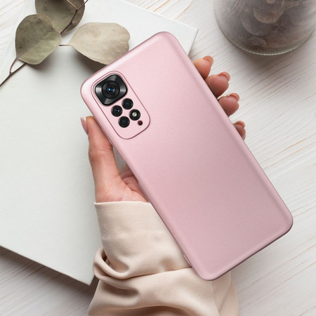 Futerał METALLIC do XIAOMI Redmi NOTE 14 PRO 4G różowy