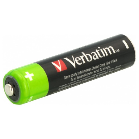 Verbatim Akumulator NiMH AAA 950mAh       Premium HR03 4szt czarny/black 49514