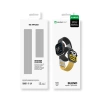 Zestaw 2 pasków AMAZINGTHING Blend Band do Apple Watch 45 / 46 / 49 mm - żółto-czarny / czarny