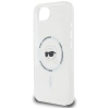 Karl Lagerfeld IML Metal Karl Head MagSafe Case for iPhone 16e White