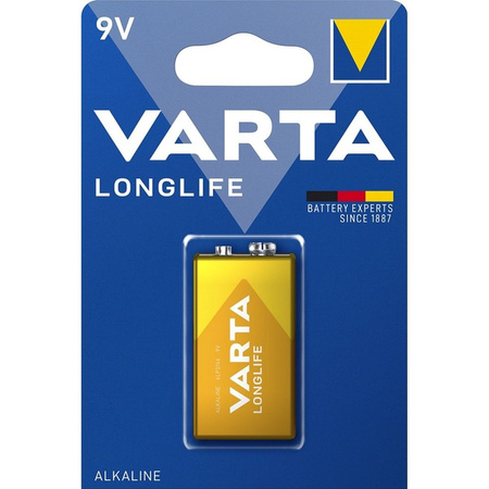 VARTA bateria alkaliczna 9V (Typ 6LR61) Longlife 1 szt