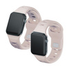3MK Silicone Watch Strap różowobeżowy/ latte dla Apple Watch 38/40/41mm