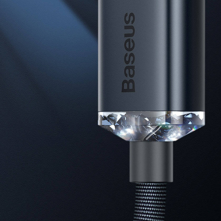 Baseus Crystal Shine Series Fast Charging Data Cable USB to iP 2.4A 2m Blue