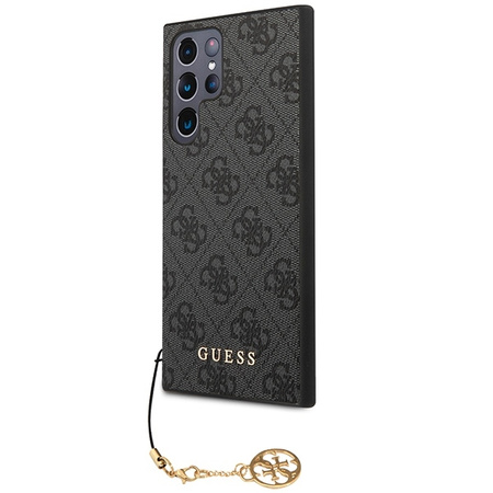 Guess 4G Charms Collection - Etui Samsung Galaxy S23 Ultra (szary)