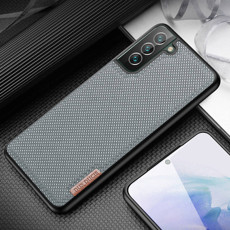 Dux Ducis Fino case covered with nylon material for Samsung Galaxy S22+ (S22 Plus) black
