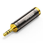 Ugreen audio-Adapter von 3,5 mm (Stecker) auf 6,35 mm Miniklinke (Buchse) grau (AV168)
