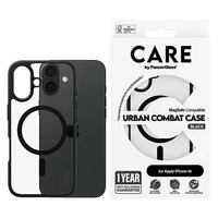 Etui CARE by PanzerGlass Flagship Urban Case z MagSafe na iPhone 16 - przezroczyste