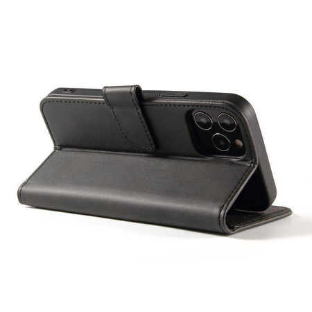 Magnet Case elegante Hülle mit Überschlag und Standfunktion für Motorola Moto G Power 2022 schwarz