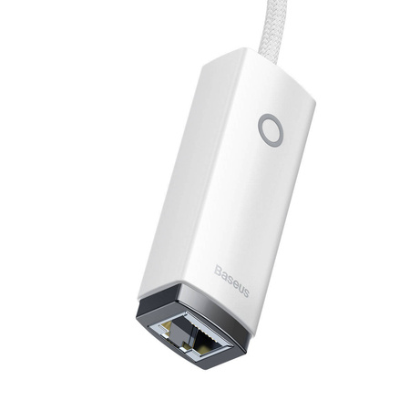 Ethernet-Adapter der Baseus Lite-Serie USB-A auf RJ45-LAN-Anschluss (100 Mbit/s) Weiß