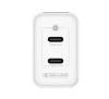 Ładowarka Sieciowa 45W PD GaN 2xUSB-C Jellico C106 biała