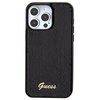 Guess Sequin Script Metal case for iPhone 15 Pro - black