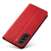 Magnet Fancy Case for Samsung Galaxy S23+ flip cover wallet stand red