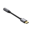 Baseus adapter L54 USB-C do jack 3,5 mm ciemno-szary