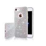 Nakładka Glitter 3in1 do iPhone 12 / 12 Pro 6,1&quot; srebrna