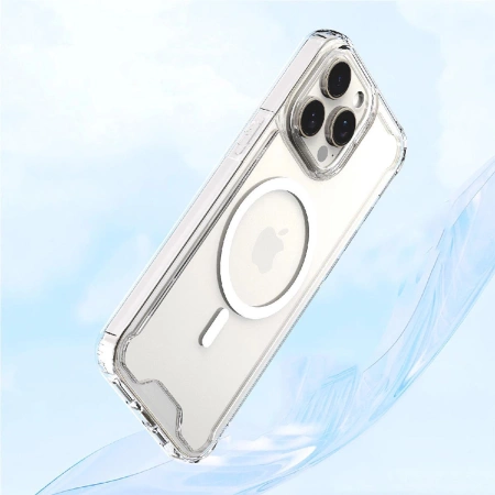 Wozinsky Clear Corner Case MagSafe für Samsung Galaxy S25 - Transparent