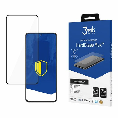 3MK Hard Glass MAX Samsung S22+ FINGER PRINT