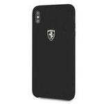 Ferrari Hardcase FEOSIHCI65BK iPhone Xs Max czarny/black Silicone Off track